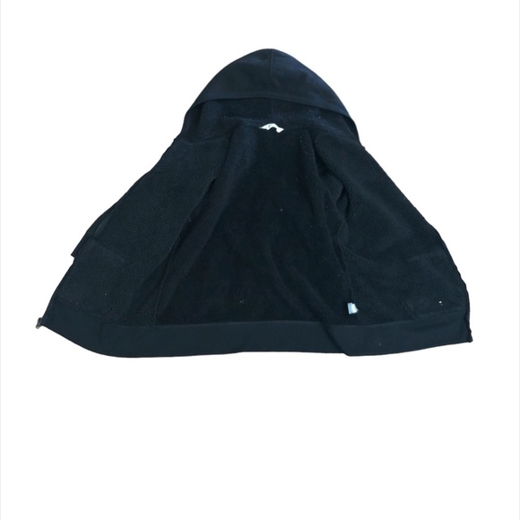 OLD NAVY Sweatshirt Women's Size Large Black Full Zip Teddy Hoodie - Picture 8 of 14